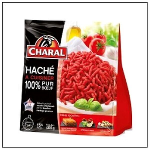 HACHE PRET A CUISINER 400 CHARAL SURGELE
