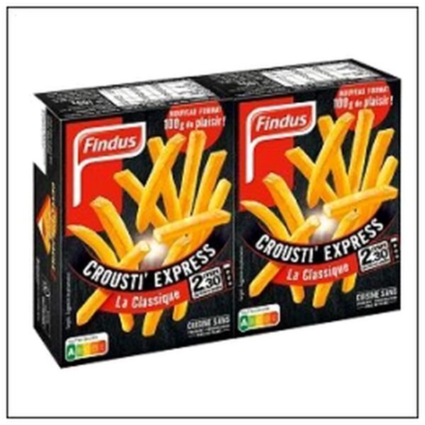 FRITES CROUSTI EXPRESS LA CLASSIQUE 2X100G FINDUS