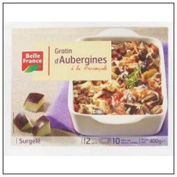 GRATIN AUBERGINES 400G BQ MICRO.ONDABL.BELLE FRANCE