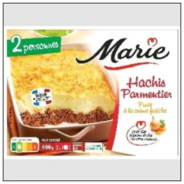 HACHIS PARMENTIER PUREE C REME FRAICHE 600G MARIE