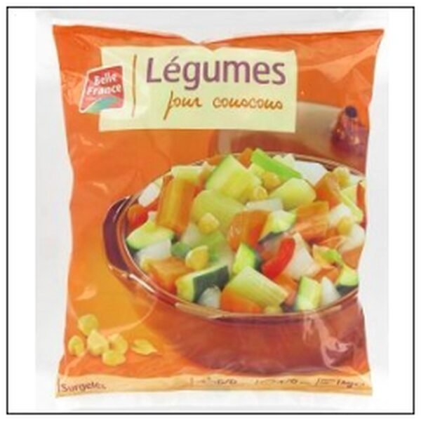 KG LEGUMES POUR COUSCOUS SURGELES BELLE FRANCE