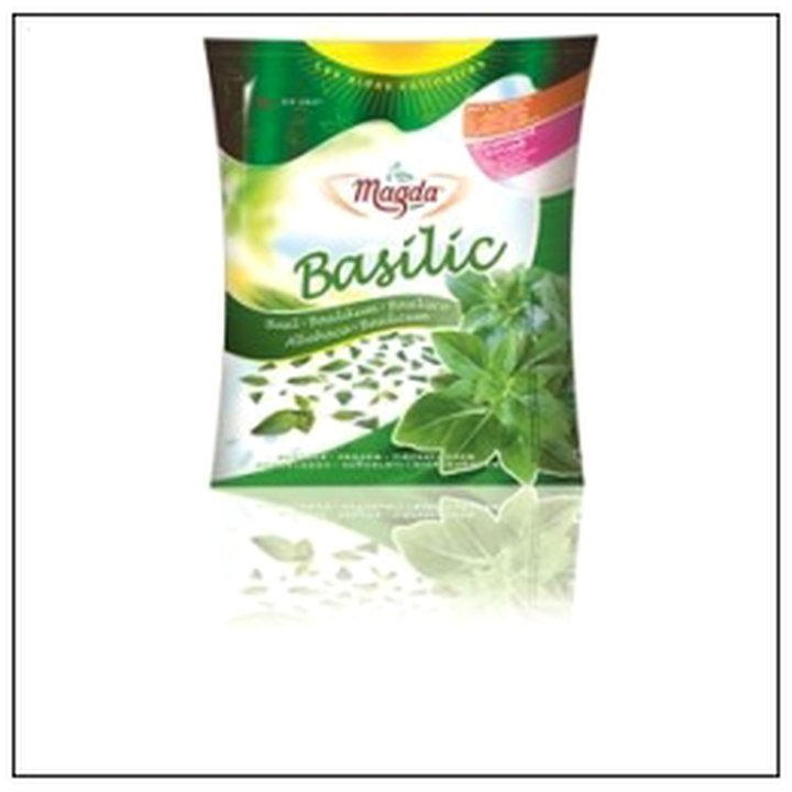 CAT-04950 SACHET ZIP 75G BASILIC FEUILLE SURGELE MAGDA - Image 1