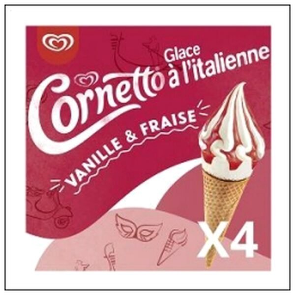 BTE 4 CORNETTO VANILLE FR AISE 316G