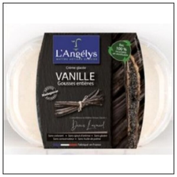 CREME GLACEE VANILLE 450 L'ANGELYS