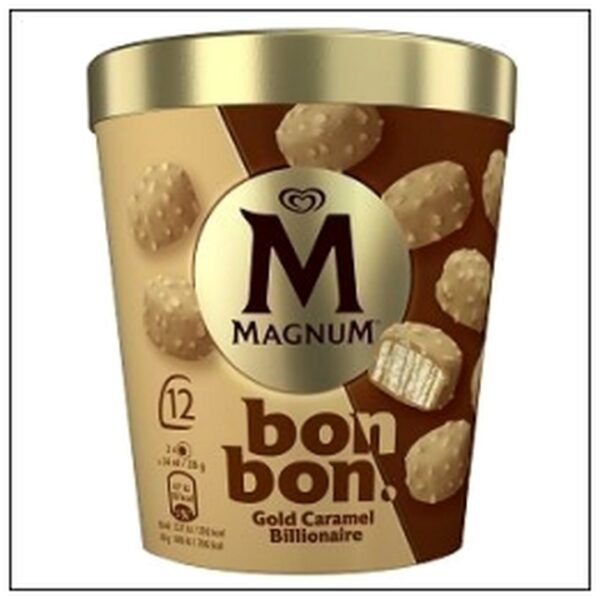 MAGNUM BONBONS GLACE GOLD CARAMEL BILIONNAIRE