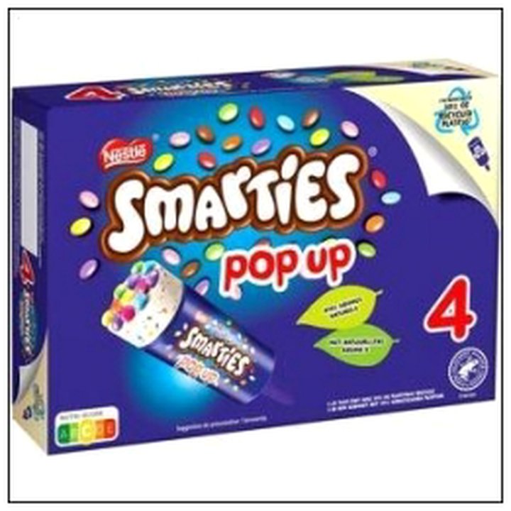 CAT-04984 GLACES SMARTIES POP UP X4 NESTLE - Image 1