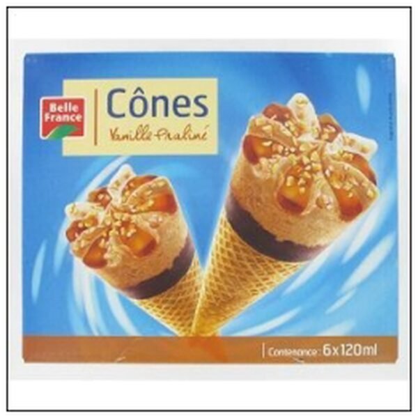 BTE 6 CONES VANI/NOISETTE BELLE FRANCE