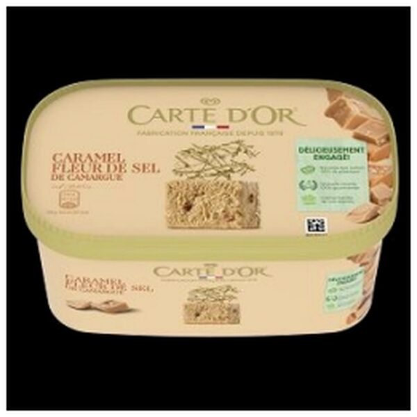 BAC CARAMEL FLEUR DE SEL CARTE D'OR 700ML