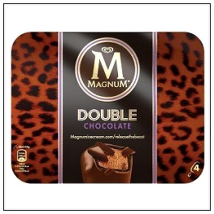 CAT-05019 BTE 4 MAGNUM DOUBLE 85ML CHOCOLAT MIKO - Image 1