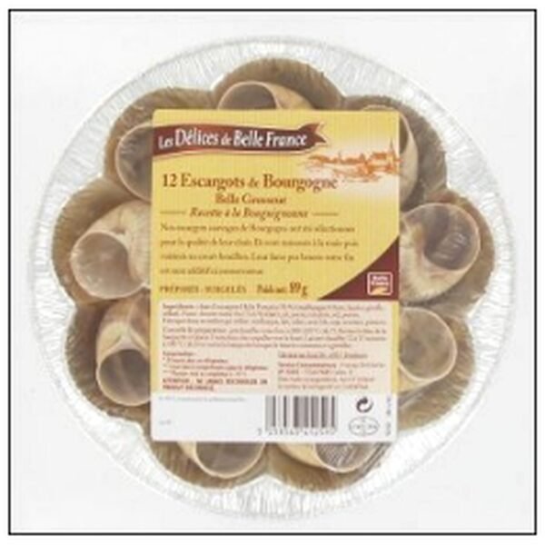 12 ESCARGOTS BOURGOGNE BELLE GROSSEUR 89 D.B.F.
