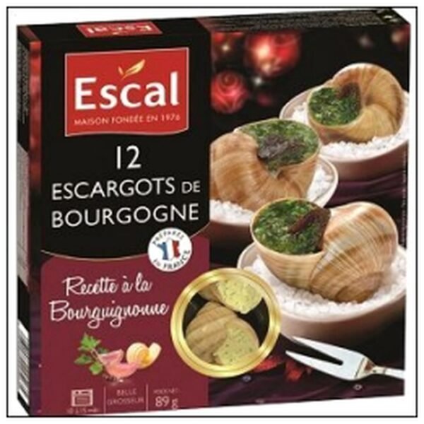 12 ESCARG.BOURGOGNE BELLE GROSSEUR 89G ESCAL SURG