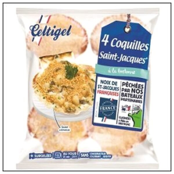 L.4 COQUILLES ST JACQUES 360G CELTIGEL