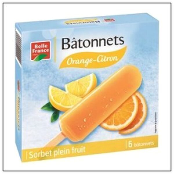 BATONNET ORANGE CITRON 6X 60ML BELLE FRANCE