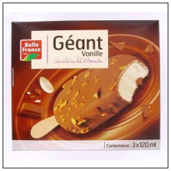 ET.3 BAT.GEANT VANI/CHOCO AMAND.120ML BELLE FRANCE