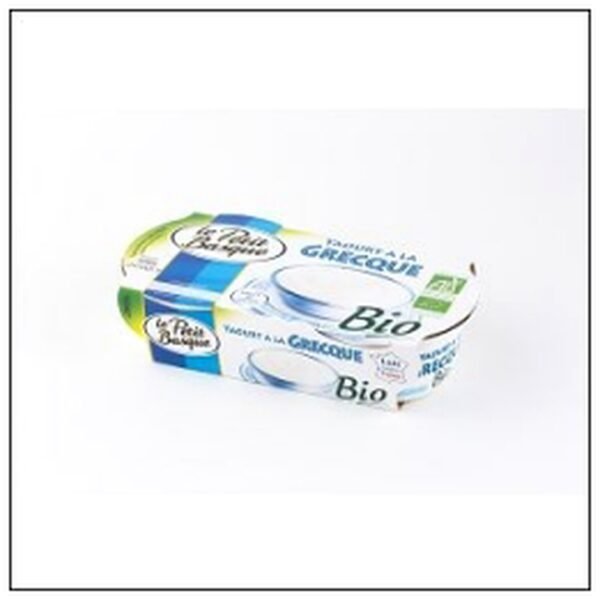 L.2 Y.GREC VACHE BIO NAT. 150G LE PT BASQUE
