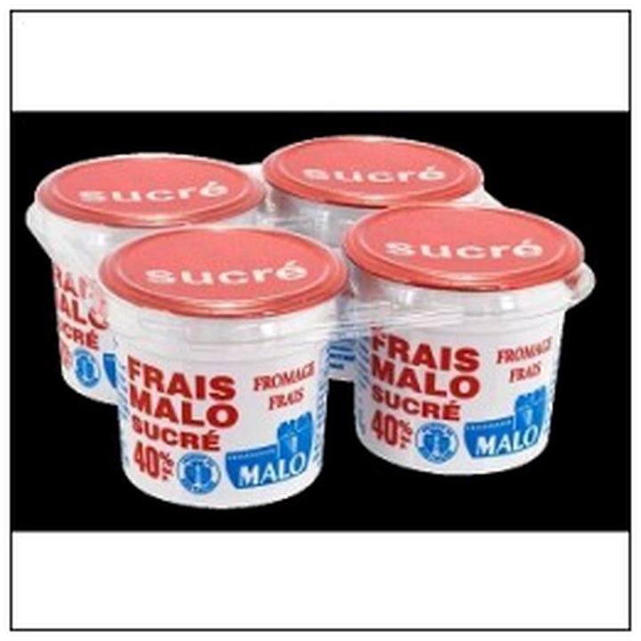 CAT-05121 FROMAGE FRAIS SUCRE 40% 4X100G SAINT MALO - Image 1