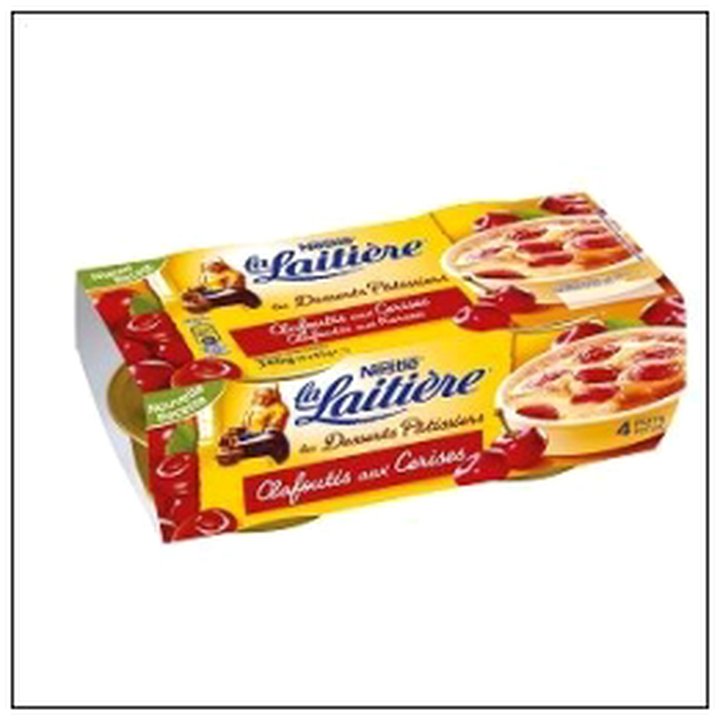 CAT-05124 PETITS CLAFOUTIS CERISE 4X85 LA LAITIERE - Image 1