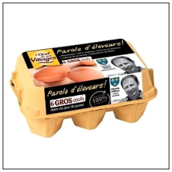 6 OEUFS PAROLE D'ELEVEUR ELEVE AU SOL ODNV
