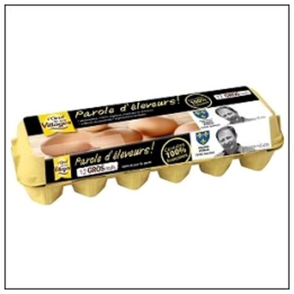 12 OEUFS PAROLE D'ELEVEUR ELEVE AU SOL ODNV