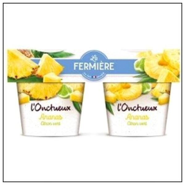 L.2 YAOURT CREME MARRON POT GRES 160G LA FERMIERE