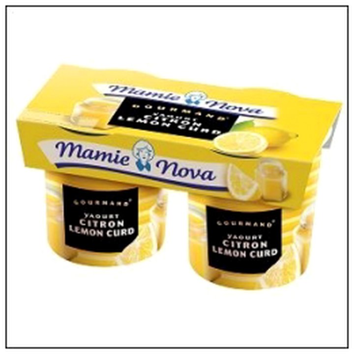 CAT-05163 GOURMAND YAOURT CITRON LEMON CURD 150 G X2 M.NOV - Image 1