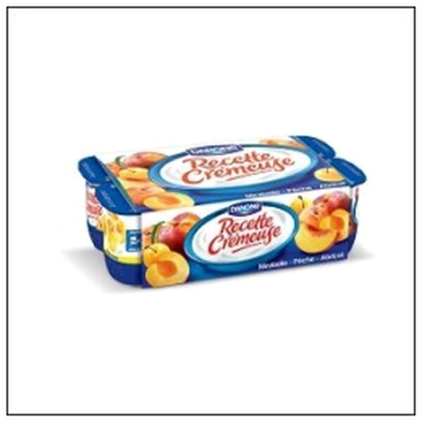 Y.RECETTE CREMEUSE FRUITS JAUNES 8X125G DANONE
