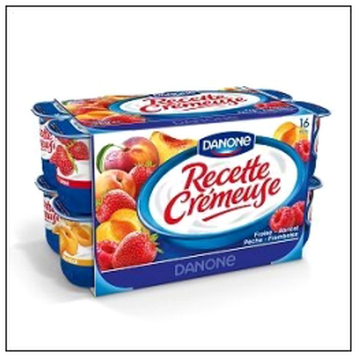 CAT-05180 RECETTE CREMEUSE FRUITS PANACHES.16X125G DANONE - Image 1