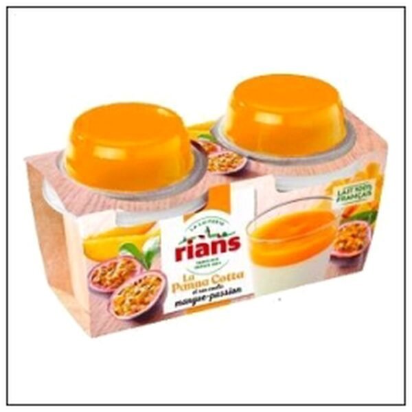 PANNA COTTA MANGUE PASSIO N 2X120G RIANS