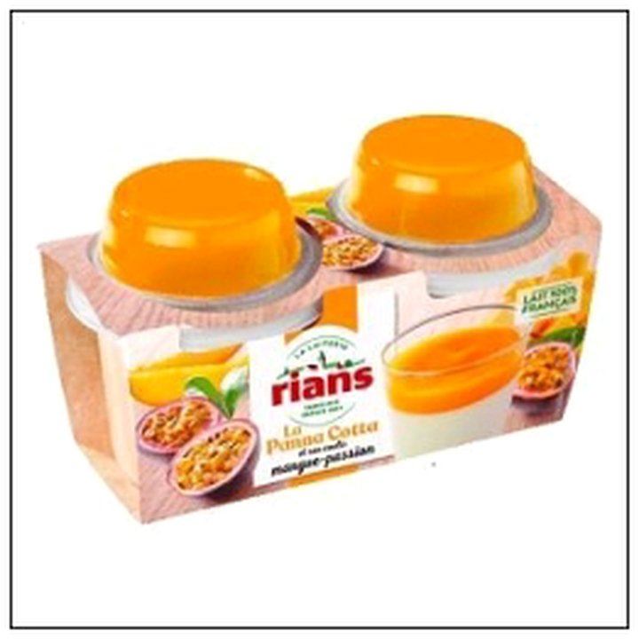 CAT-05189 PANNA COTTA MANGUE PASSIO N 2X120G RIANS - Image 1