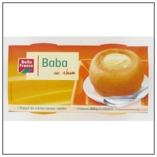 BABA AU RHUM CR.ANGLAISE 2X140 BELLE FRANCE