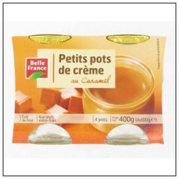 PETIT POT CREME SAVEUR CARAMEL 4X100G B.FRANCE
