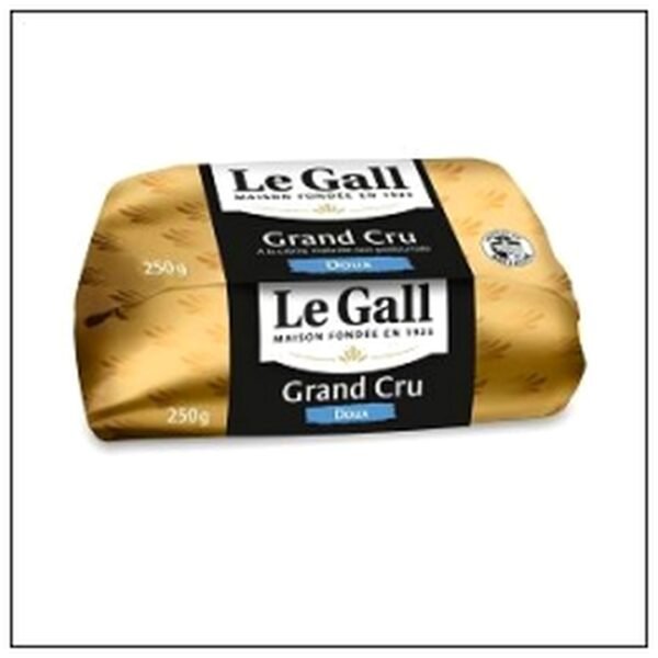 BEURRE BARATTE GRAND CRU MOULE DOUX 250G LE GALL