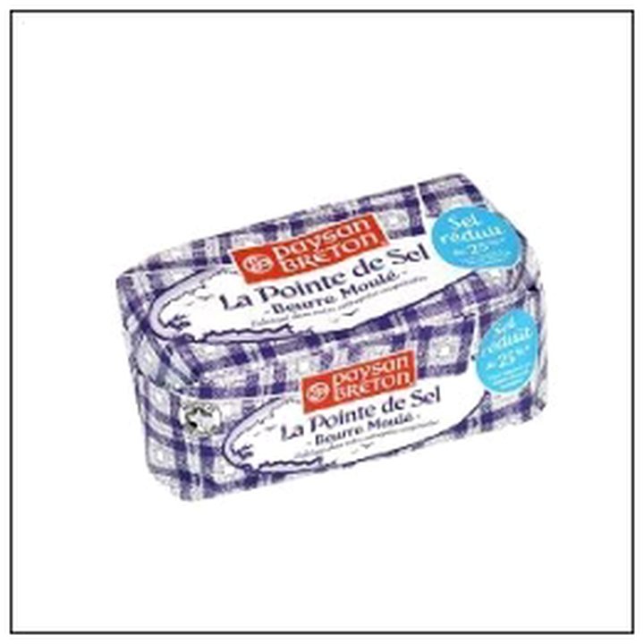 CAT-05225 BEURRE MOULE 250G POINTE DE SEL PAYSAN BRETON - Image 1