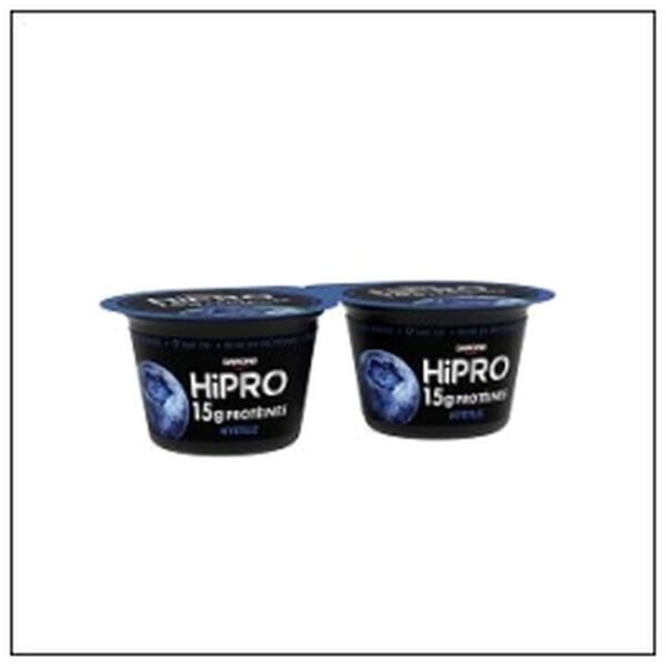 HIPRO YAOURT 0% PROTEINE MYRTILLE 2X160G DANONE