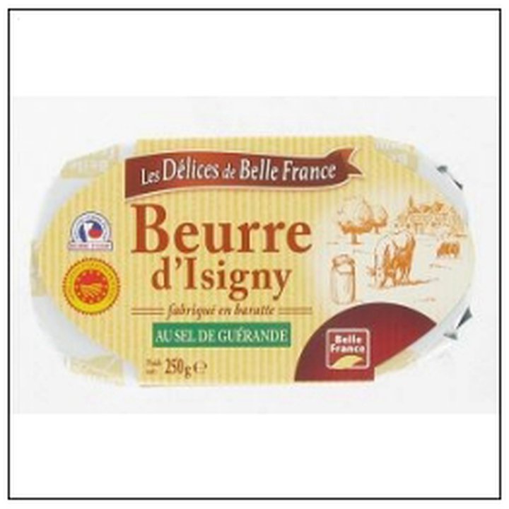 CAT-05231 BEURRE BARATTE MOULE SEL GUER.ISIGNY 250G D.B.F - Image 1