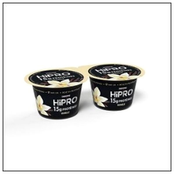 HIPRO YAOURT 0% PROTEINE VANILLE 2X160G DANONE
