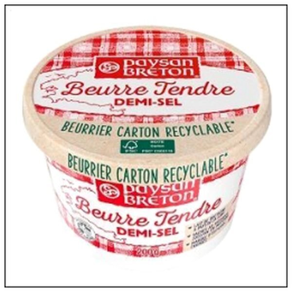 BEURRIER TENDRE 1/2 SEL 2 00G PAYSAN BRETON