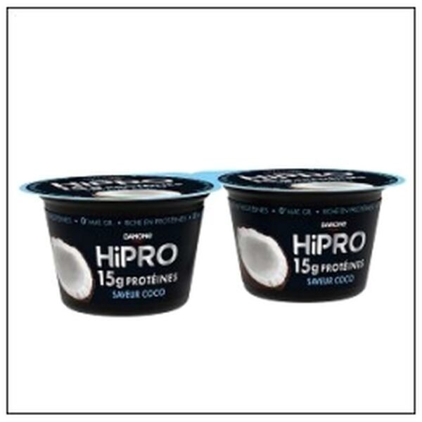 HIPRO YAOURT 0% PROTEINE COCO 2X160G DANONE