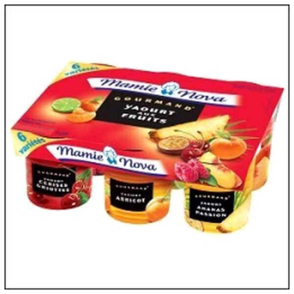 Y.FRUITS GOURMAND ASSORTI S 6X150G MAMIE NOVA