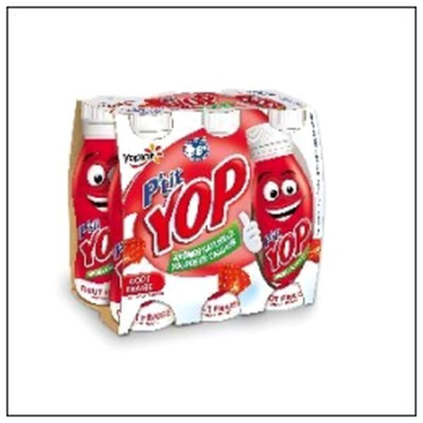 YAOURT A BOIRE P'TIT YOP FRAISE 6X180 YOPLAIT