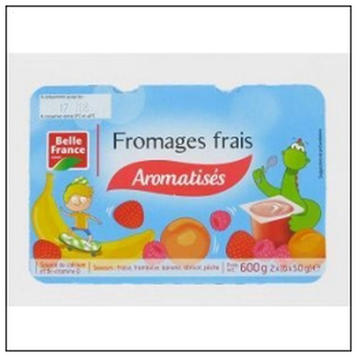 CAT-05263 FROMAGE FRAIS AUX FRUITS 12X50G BELLE FRANCE - Image 1