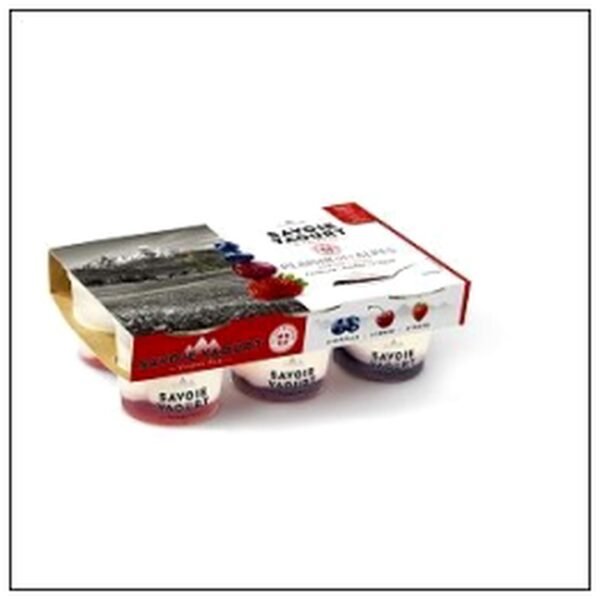 Y.SAVOIE FRUITS ROUGES 6X 125G PLAISIR DES ALPES