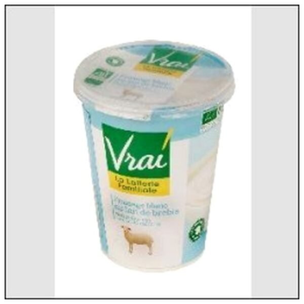 FROMAGE BLANC AU LAIT DE BREBIS 400 G BIO