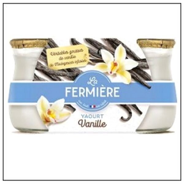 L.2 YAOURT VANILLE 140G LA FERMIERE
