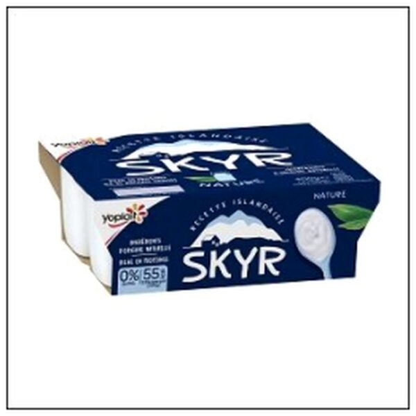 SKYR NATURE 0% 4X100G YOP LAIT