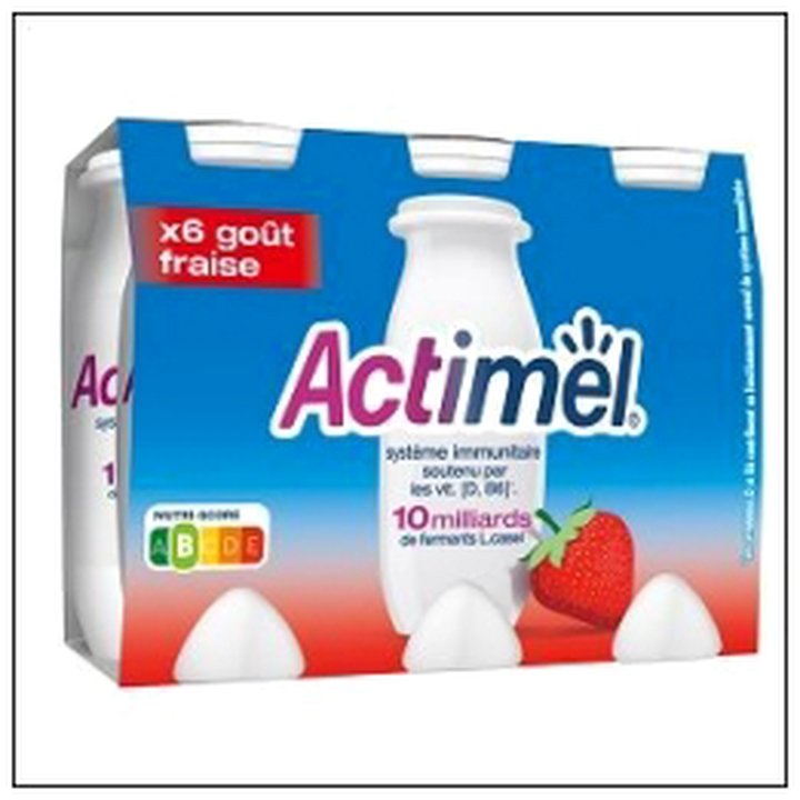 CAT-05292 ACTIMEL AROMATISE FRAISE 6X100G DANONE - Image 1