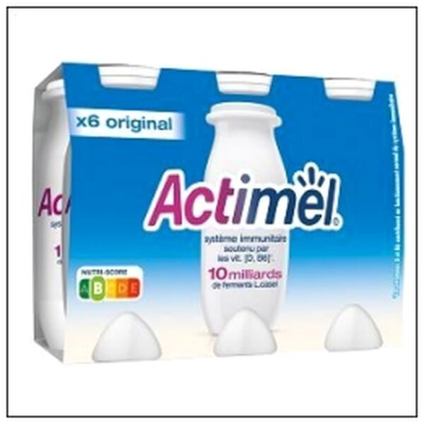 ACTIMEL NATURE SUCRE X6 100G DANONE
