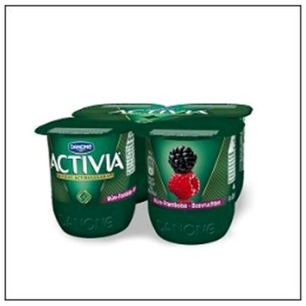 ACTIVIA MURES/FRAMBOISES 4X125G
