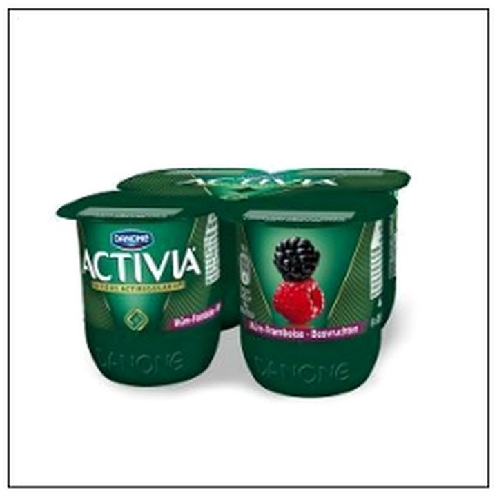 CAT-05303 ACTIVIA MURES/FRAMBOISES 4X125G - Image 1