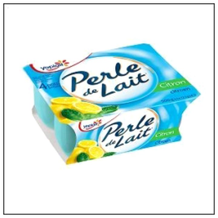 CAT-05306 PERLE DE LAIT CITRON 4 AU FROMAGE FRAIS - Image 1